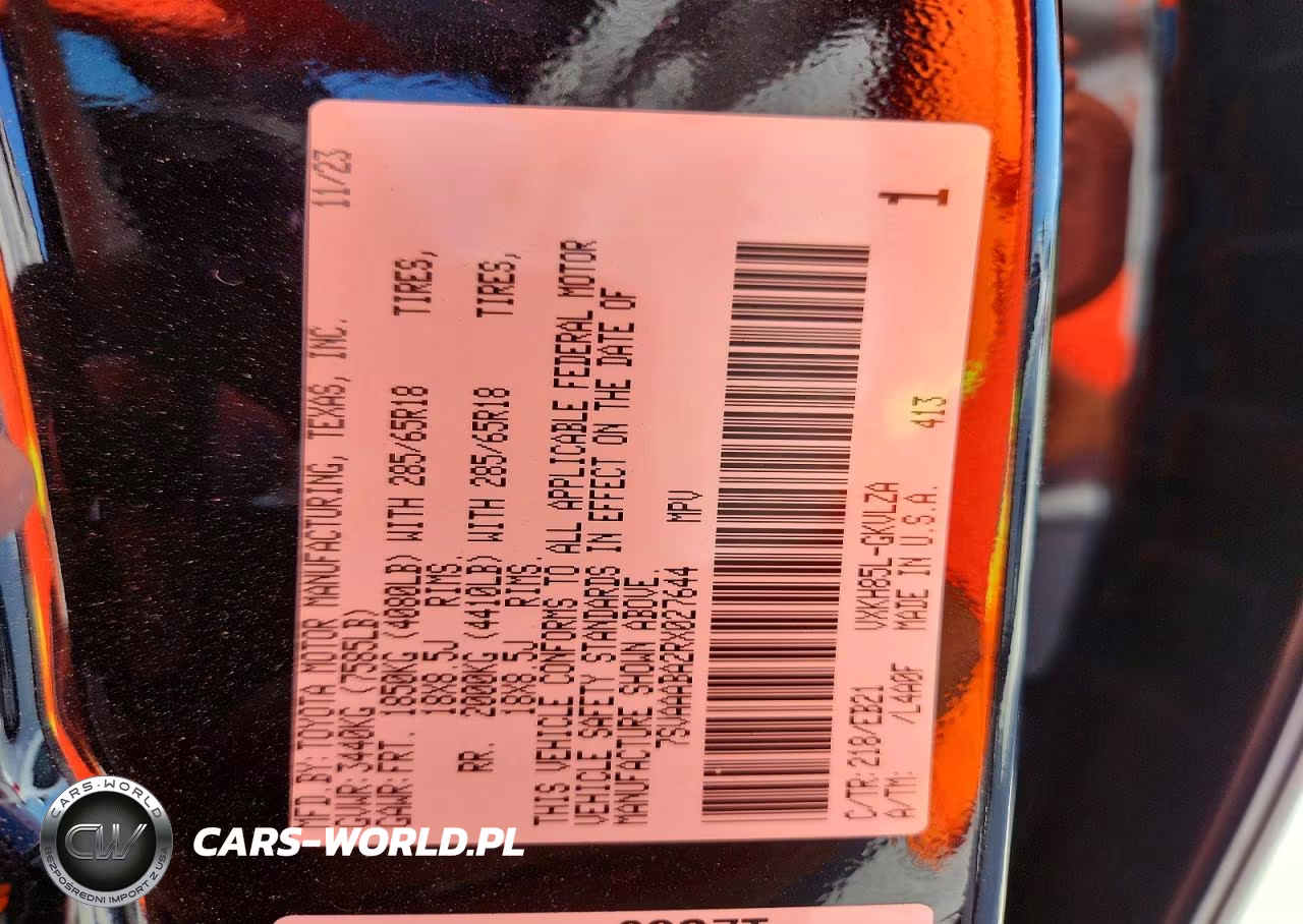 2024 Toyota Sequoia Trd Pro VIN:7SVAAABA2RX027644 - 13