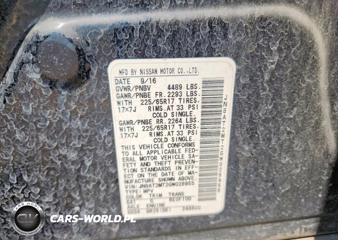 2016 Nissan Rogue S VIN:JN8AT2MT2GW028955 - 13