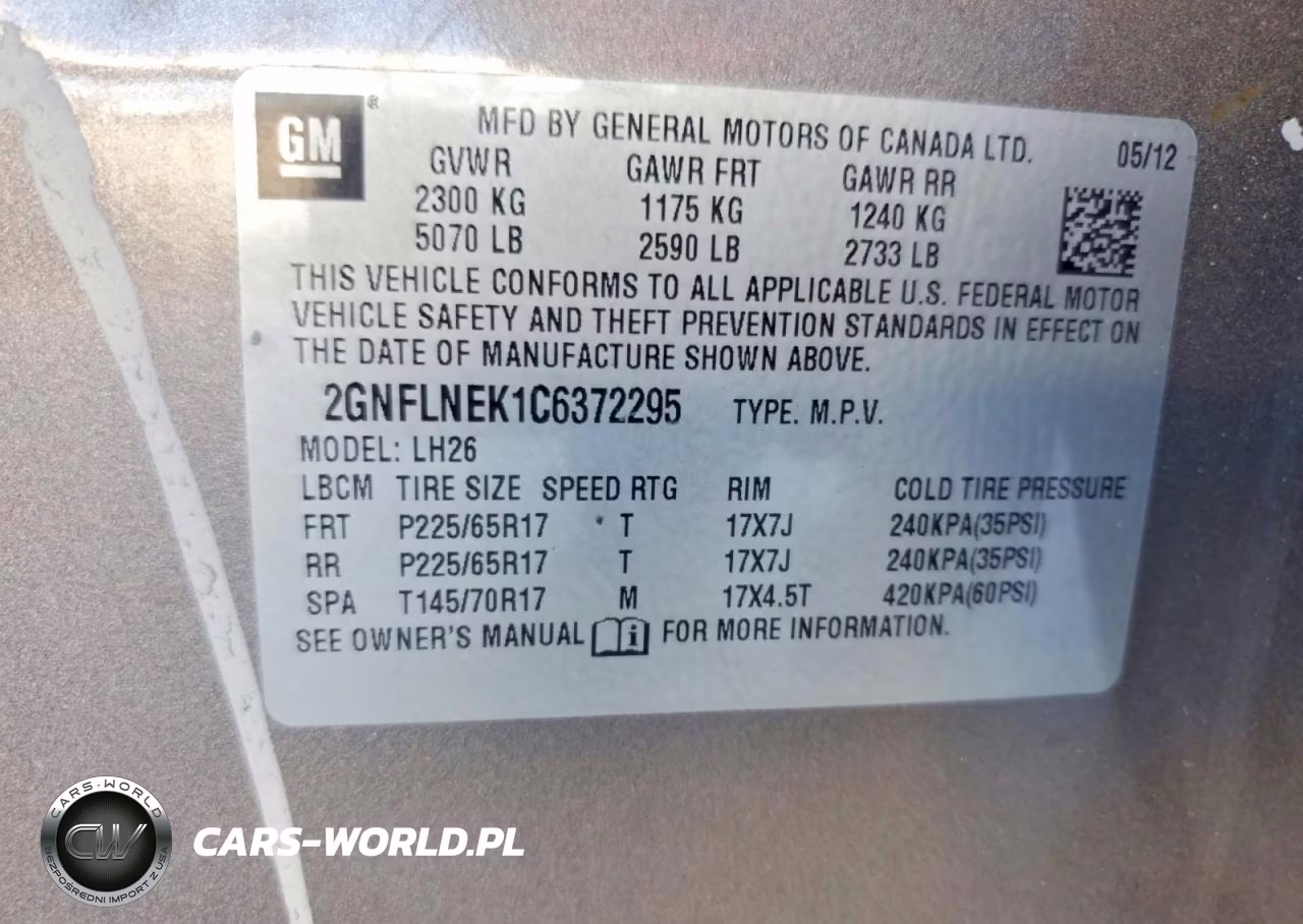 2012 Chevrolet Equinox Lt VIN:2GNFLNEK1C6372295 - 14
