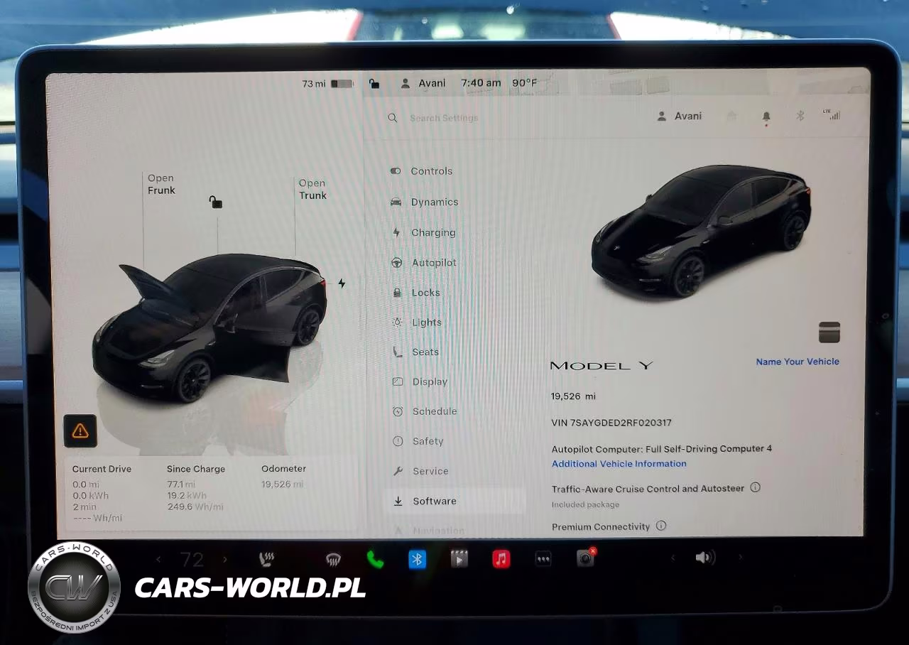 2024 Tesla Model Y VIN:7SAYGDED2RF020317 - 9