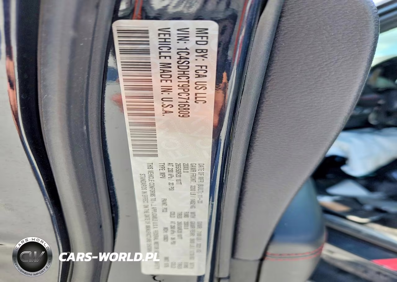 2023 Dodge Durango R-T VIN:1C4SDHCT9PC716809 - 13