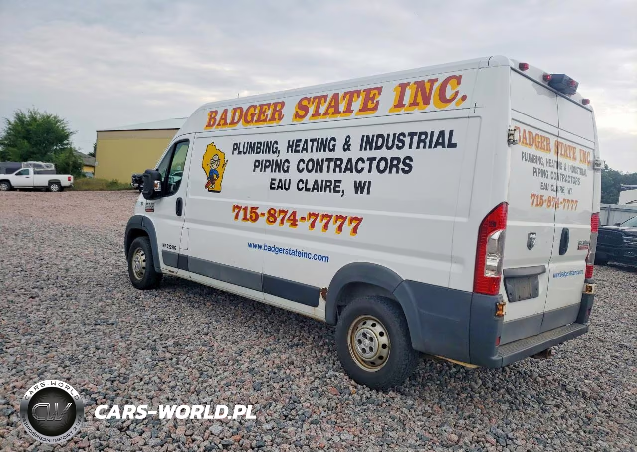 2016 Ram Promaster 2500 2500 High VIN:3C6TRVDG5GE116214 - 2