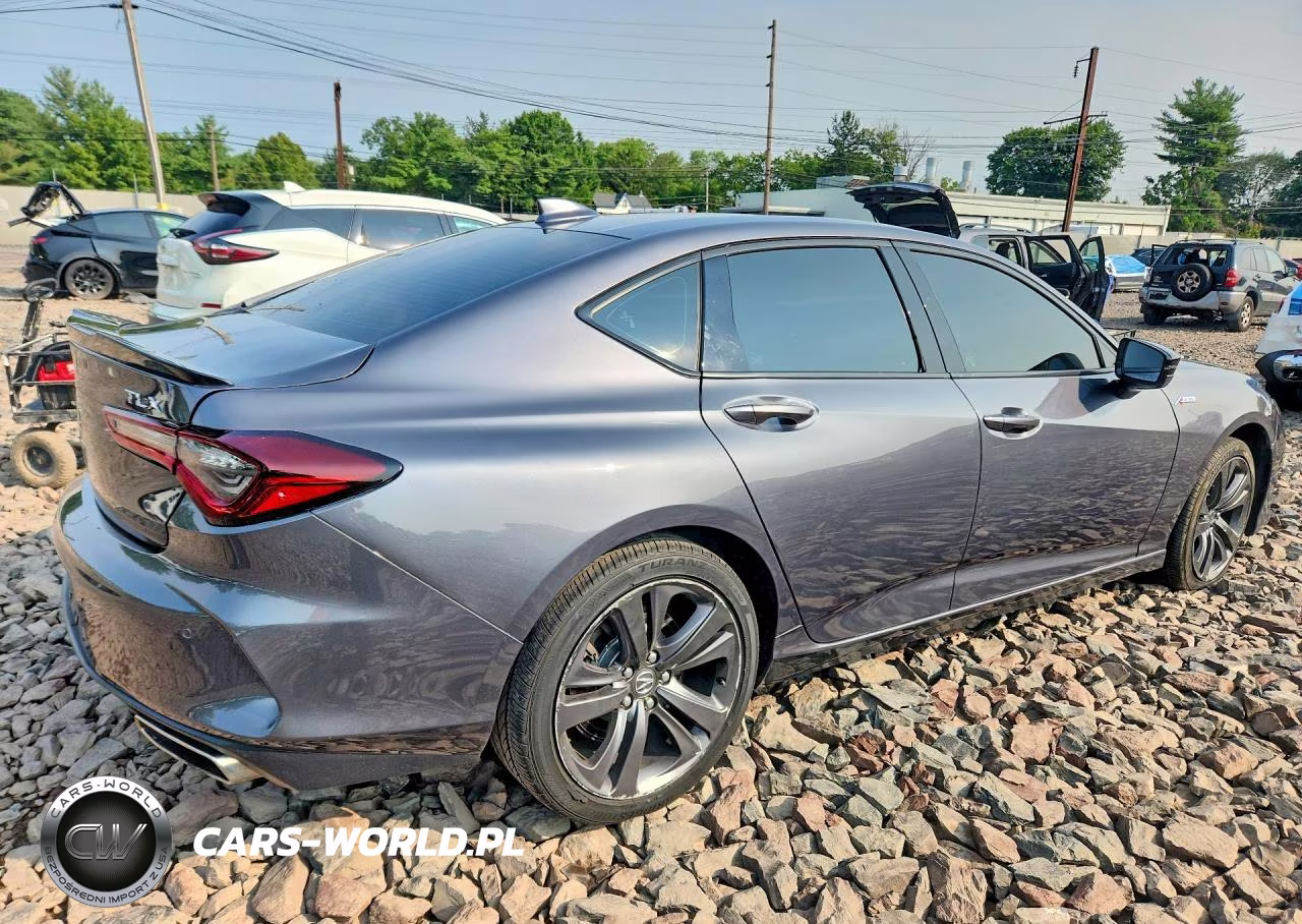 2022 Acura Tlx Tech A VIN:19UUB5F58NA005588 - 3