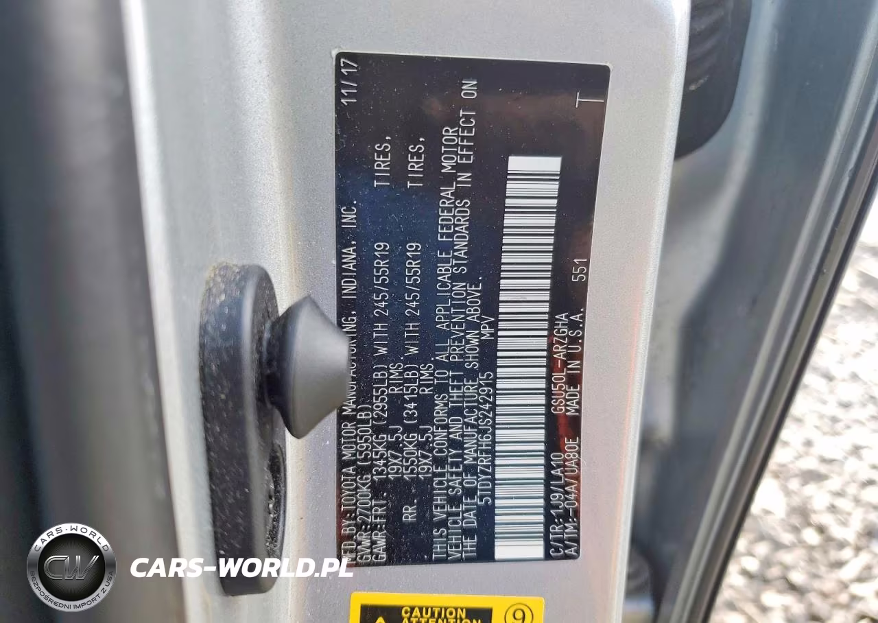 2018 Toyota Highlander Limited Platinum VIN:5TDYZRFH6JS242915 - 13