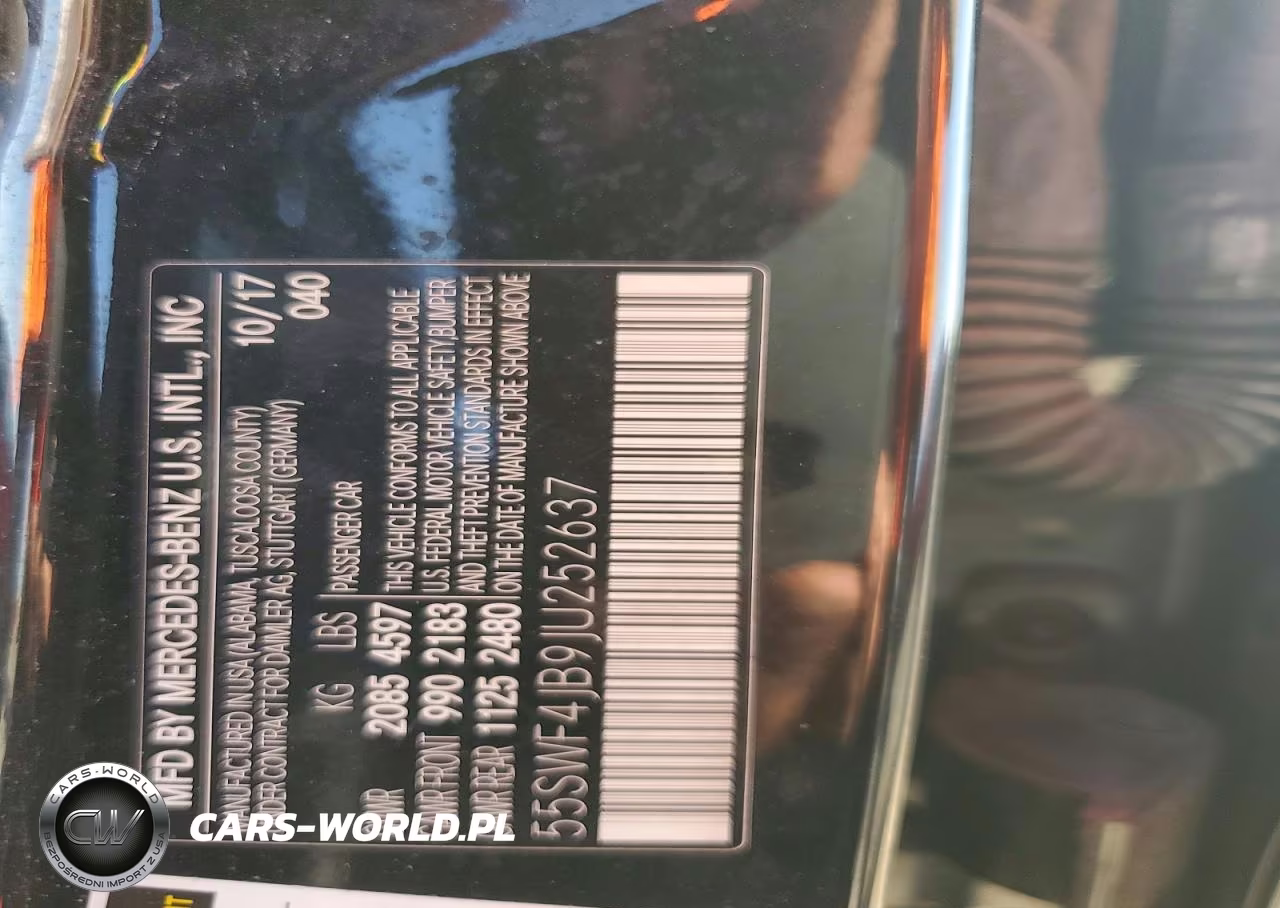 2018 Mercedes-Benz C 300 VIN:55SWF4JB9JU252637 - 12