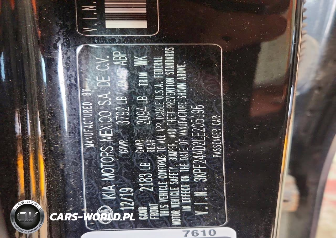 2020 Kia Forte Lxs VIN:3KPF24AD2LE205196 - 12