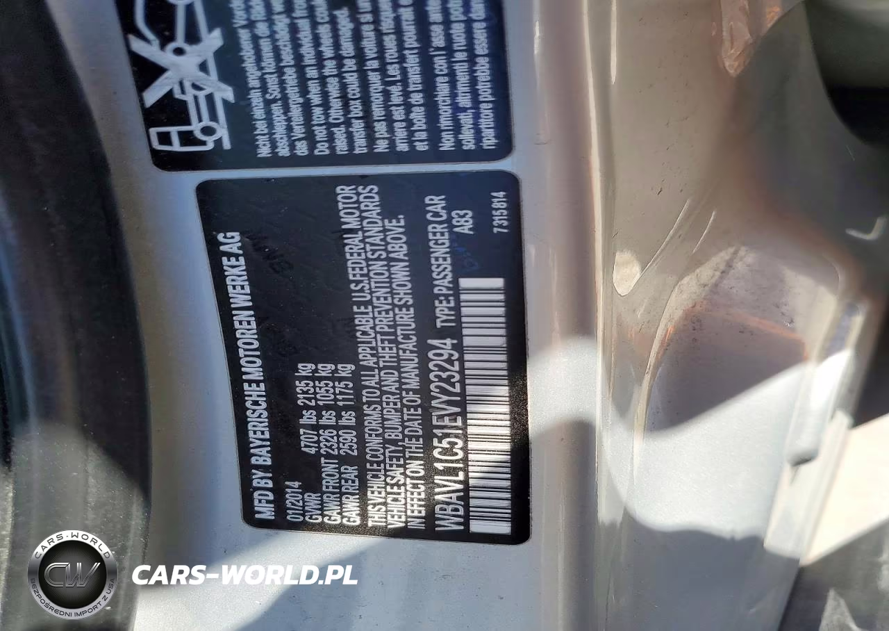 2014 BMW X1 xDrive28I VIN:WBAVL1C51EVY23294 - 14