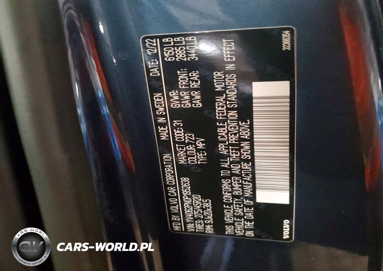 2023 Volvo Xc90 Plus VIN:YV4062PN0P1952638 - 12
