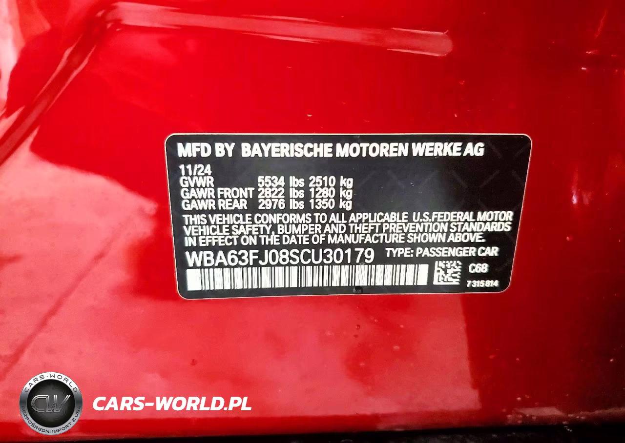 2025 BMW 540 Xi VIN:WBA63FJ08SCU30179 - 12