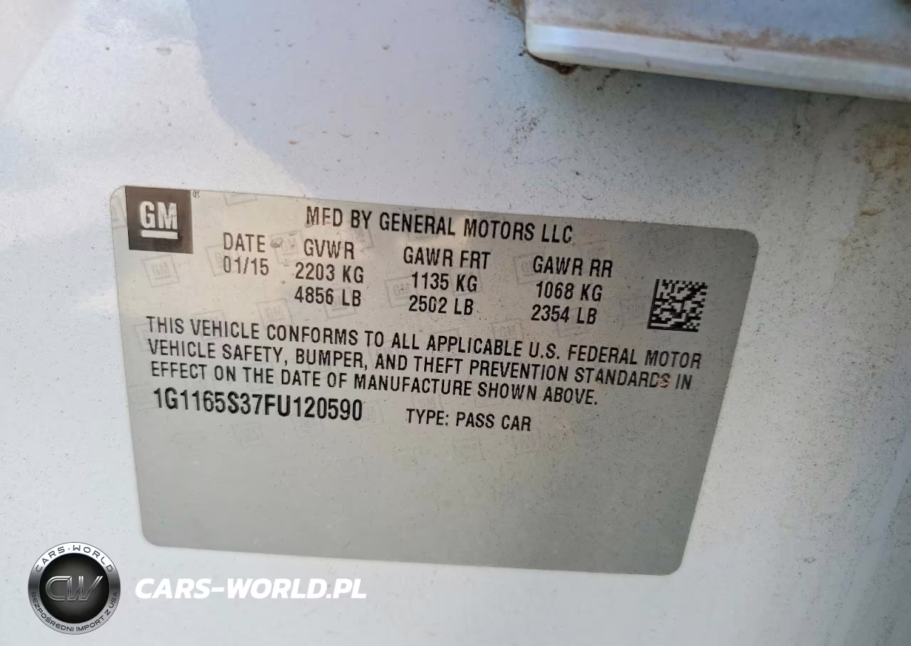 2015 Chevrolet Impala Ltz VIN:1G1165S37FU120590 - 12