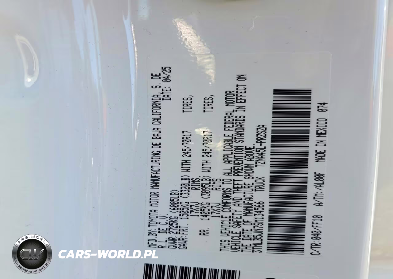2025 Toyota Tacoma Sr5 VIN:3TMLB5JN7SM134566 - 12