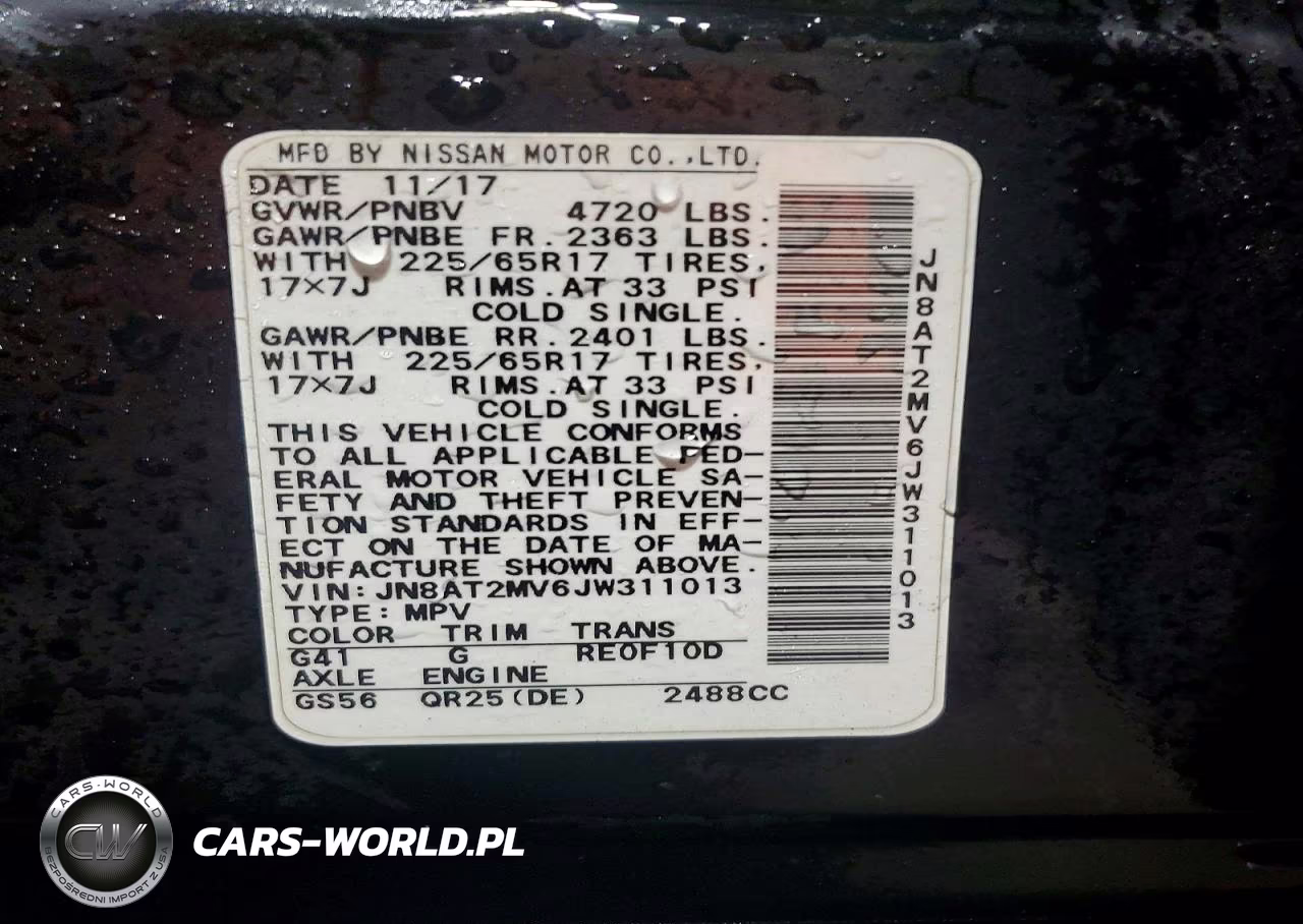 2018 Nissan Rogue S VIN:JN8AT2MV6JW311013 - 14