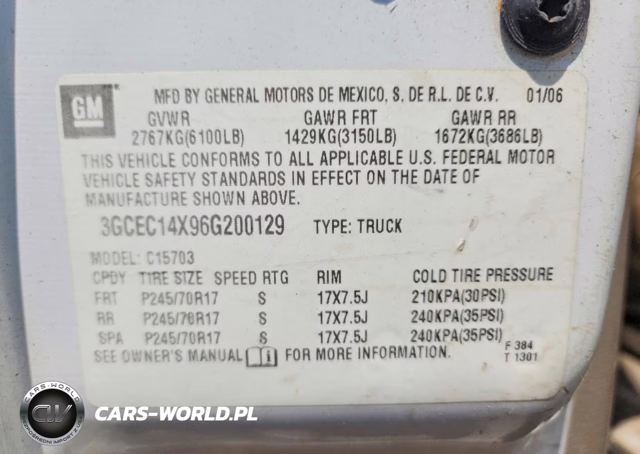 2006 Chevrolet Silverado C1500 VIN:3GCEC14X96G200129 - 12