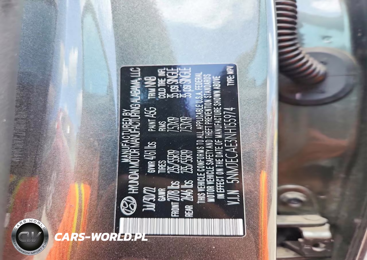 2022 Hyundai Tucson Limited VIN:5NMJECAE3NH155974 - 14