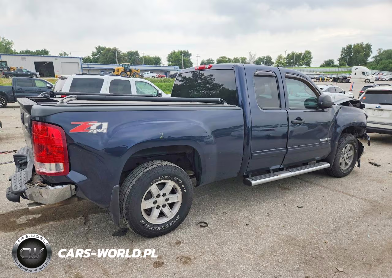 2010 GMC Sierra K1500 Sle VIN:1GTSKVE35AZ245831 - 3