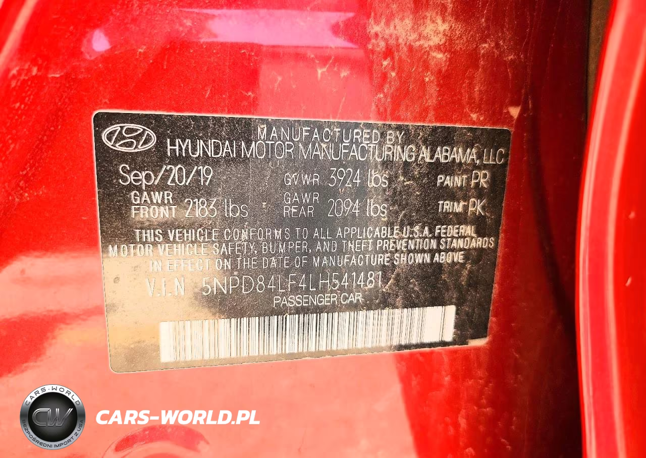 2020 Hyundai Elantra Sel VIN:5NPD84LF4LH541481 - 12