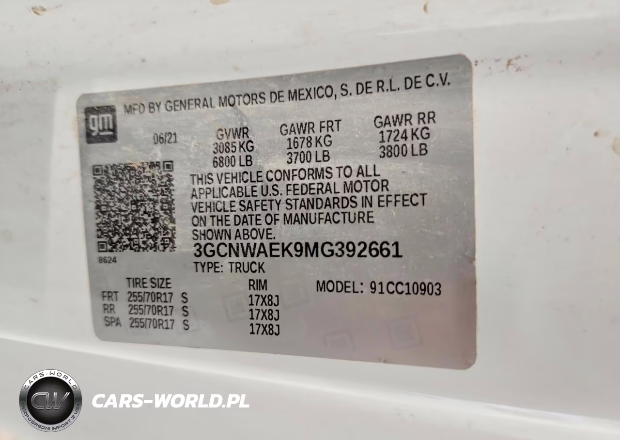 2021 Chevrolet Silverado C1500 VIN:3GCNWAEK9MG392661 - 12
