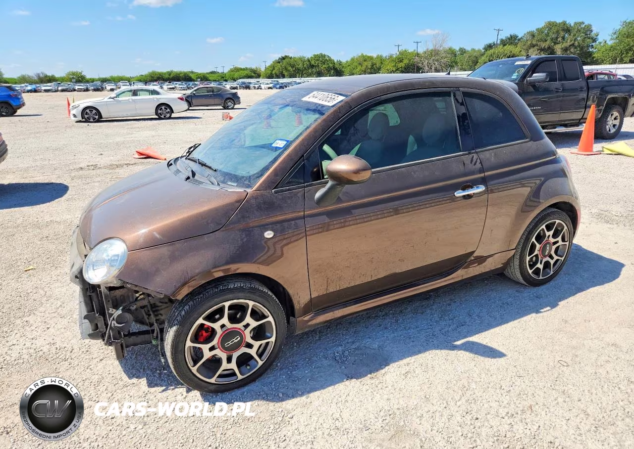 2015 Fiat 500 Sport VIN:3C3CFFBR8FT504290 - 1