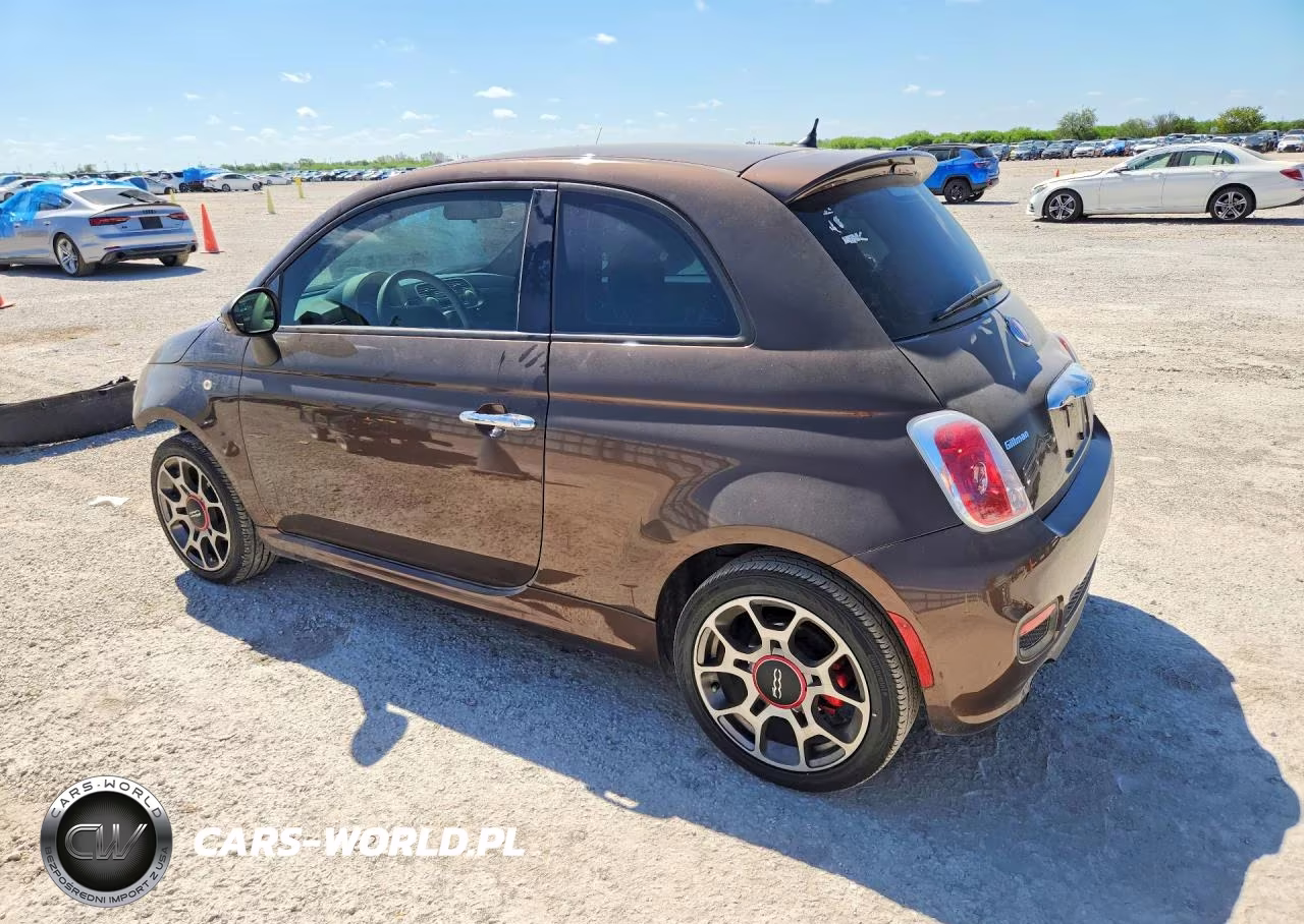 2015 Fiat 500 Sport VIN:3C3CFFBR8FT504290 - 2