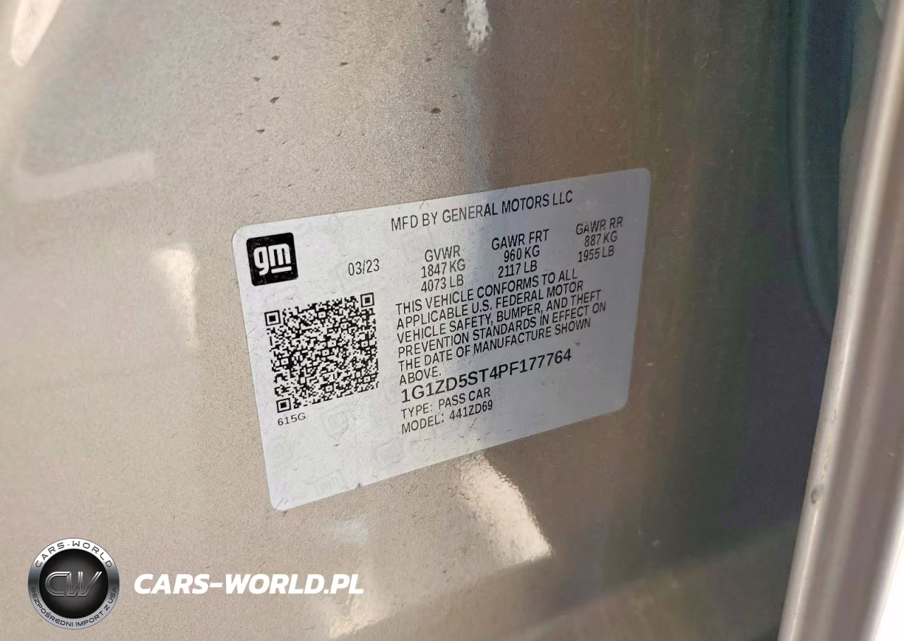 2023 Chevrolet Malibu Lt VIN:1G1ZD5ST4PF177764 - 13
