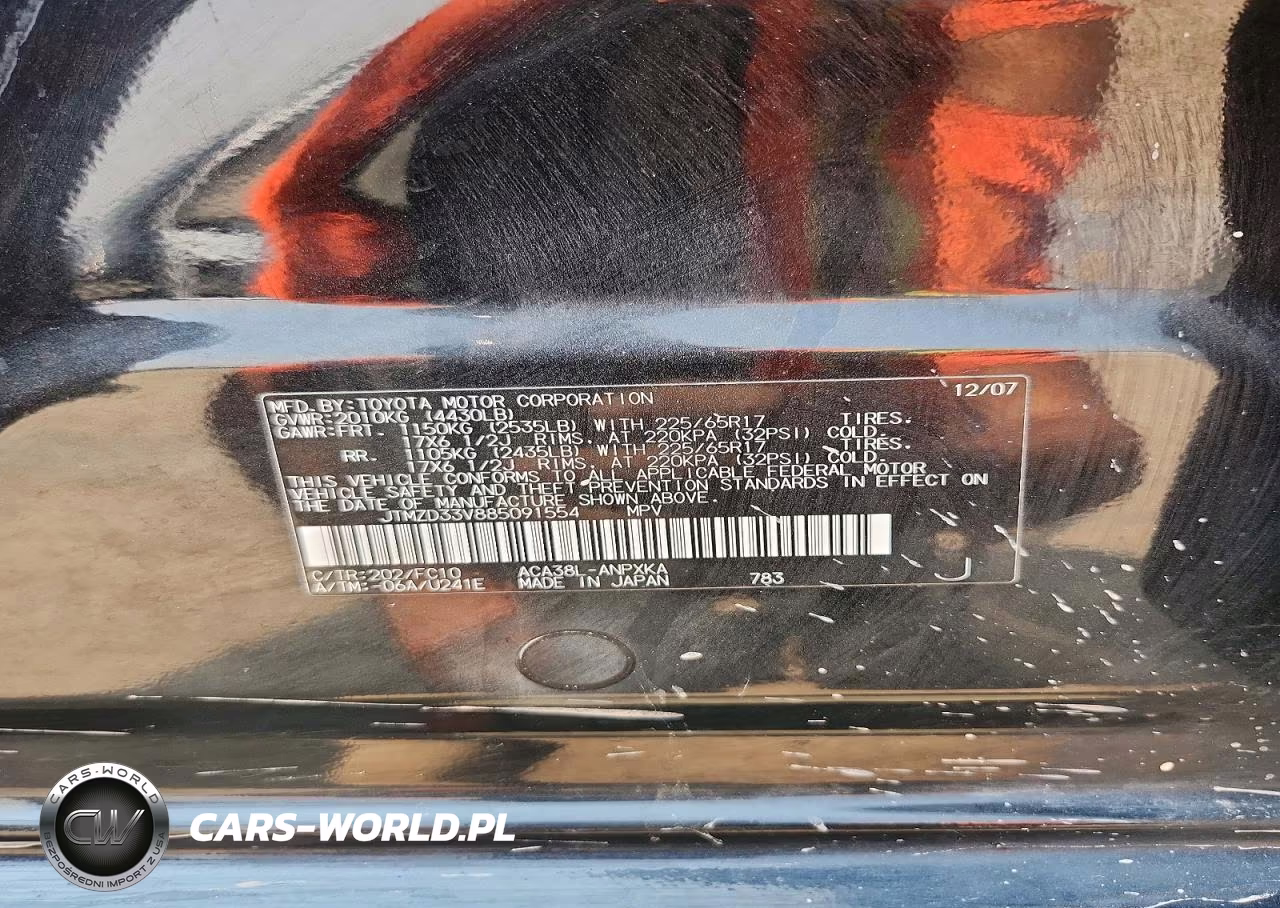 2008 Toyota Rav4 Base VIN:JTMZD33V885091554 - 13