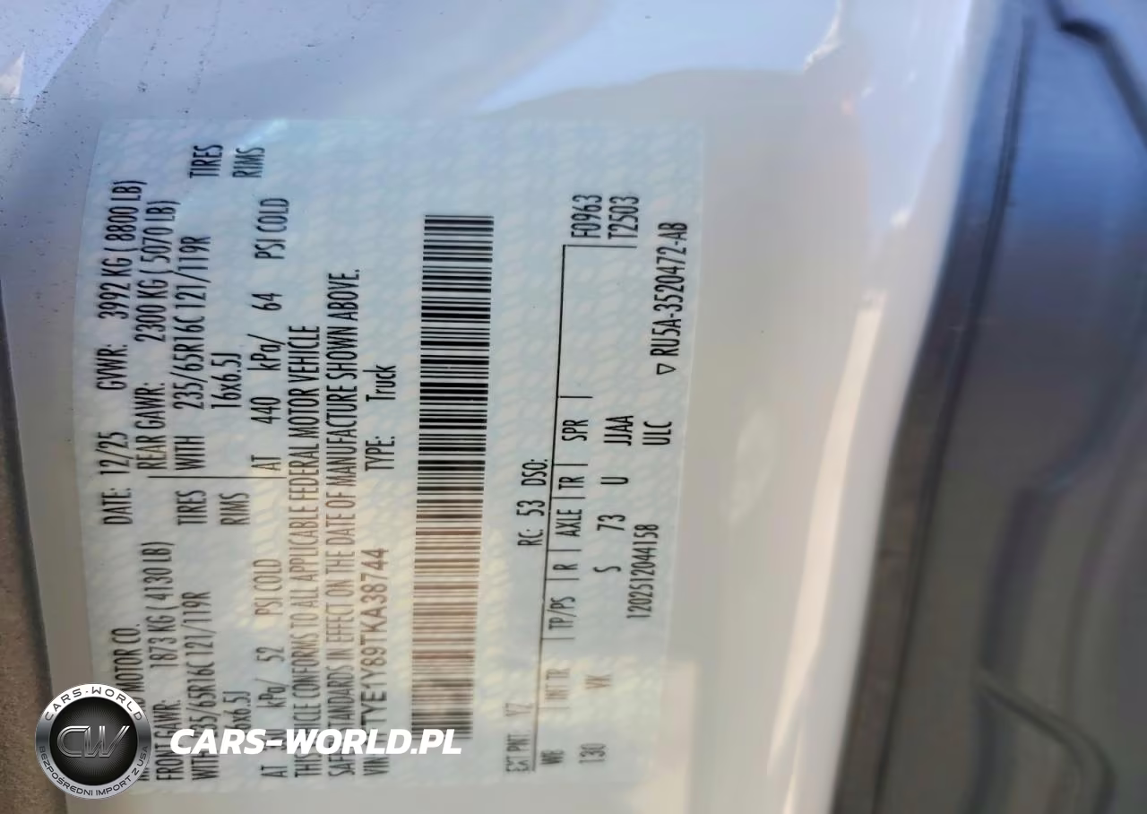 2026 Ford Transit 150 Delivery Van VIN:1FTYE1Y89TKA38744 - 13