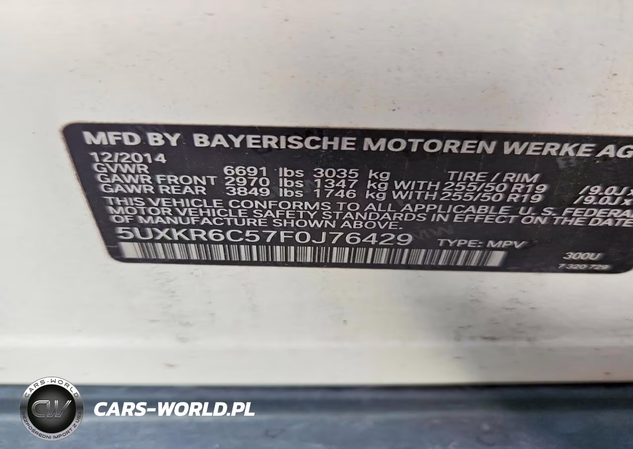 2015 BMW X5 xDrive50I VIN:5UXKR6C57F0J76429 - 13