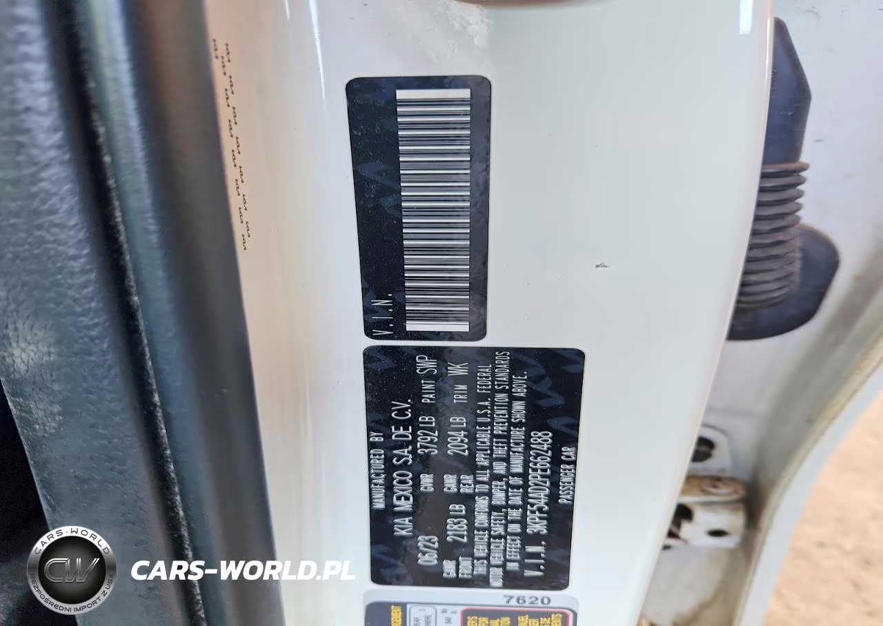 2023 Kia Forte Gt Line VIN:3KPF54AD2PE662488 - 12