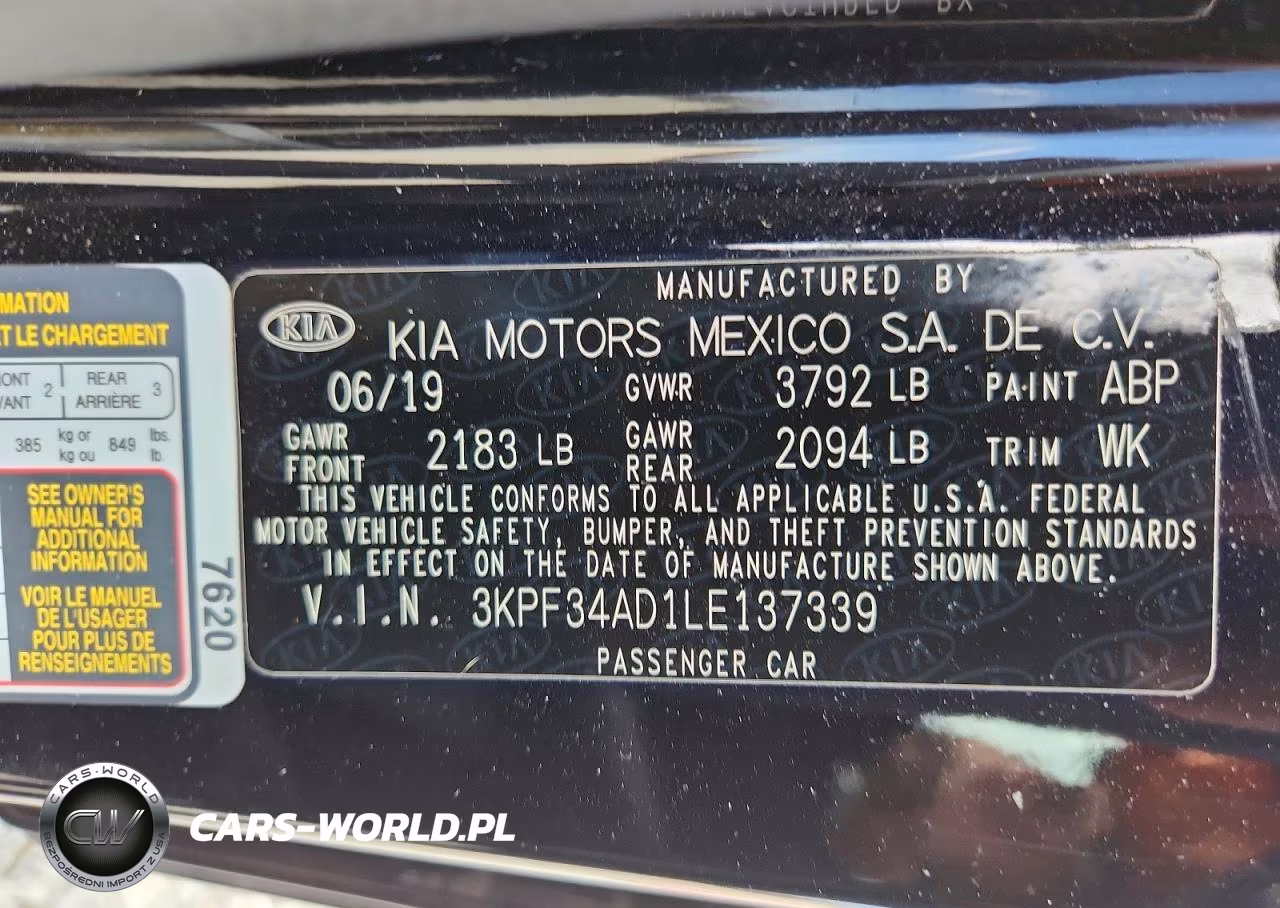 2020 Kia Forte Gt Line VIN:3KPF34AD1LE137339 - 12