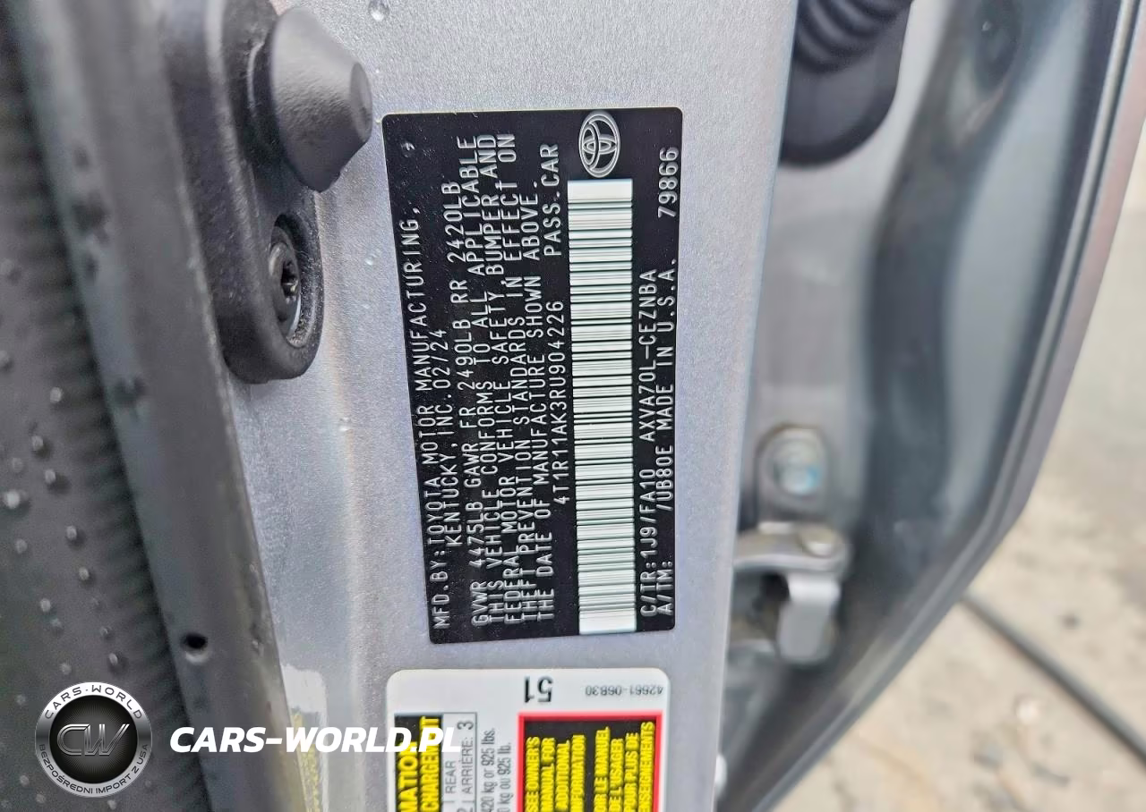 2024 Toyota Camry Le VIN:4T1R11AK3RU904226 - 12