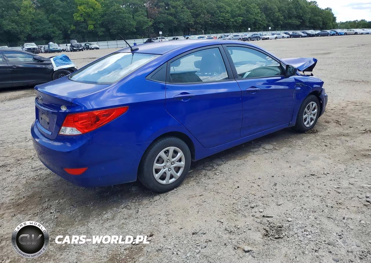 2012 Hyundai Accent Gls VIN:KMHCT4AEXCU207171 - 3