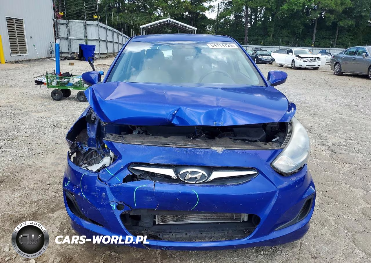 2012 Hyundai Accent Gls VIN:KMHCT4AEXCU207171 - 5