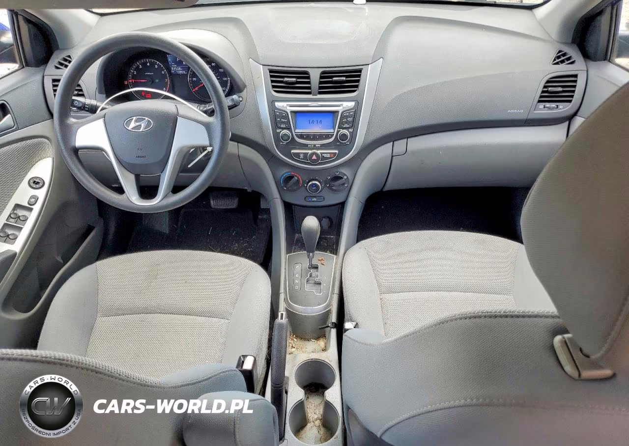 2012 Hyundai Accent Gls VIN:KMHCT4AEXCU207171 - 8