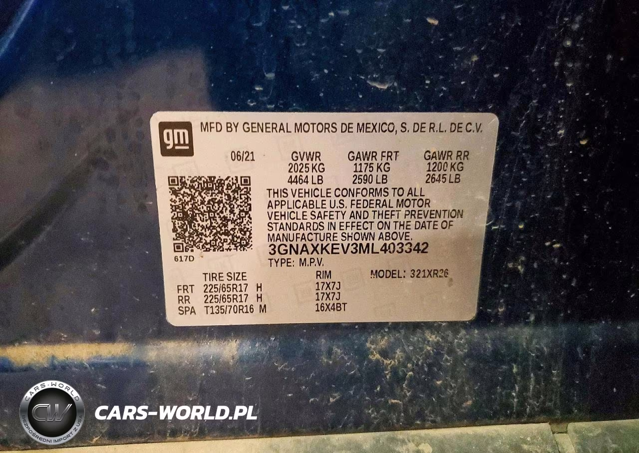 2021 Chevrolet Equinox Lt VIN:3GNAXKEV3ML403342 - 14