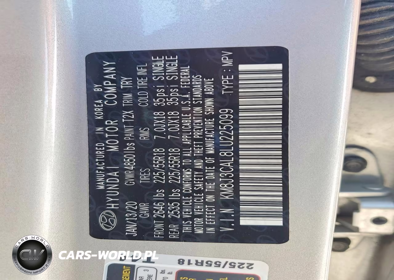 2020 Hyundai Tucson Limited VIN:KM8J3CAL8LU225099 - 13