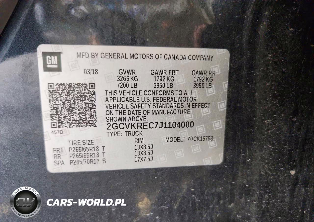 2018 Chevrolet Silverado K1500 Lt VIN:2GCVKREC7J1104000 - 12