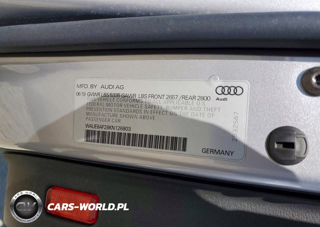 2019 Audi A6 Premium Plus VIN:WAUE8AF28KN126803 - 13
