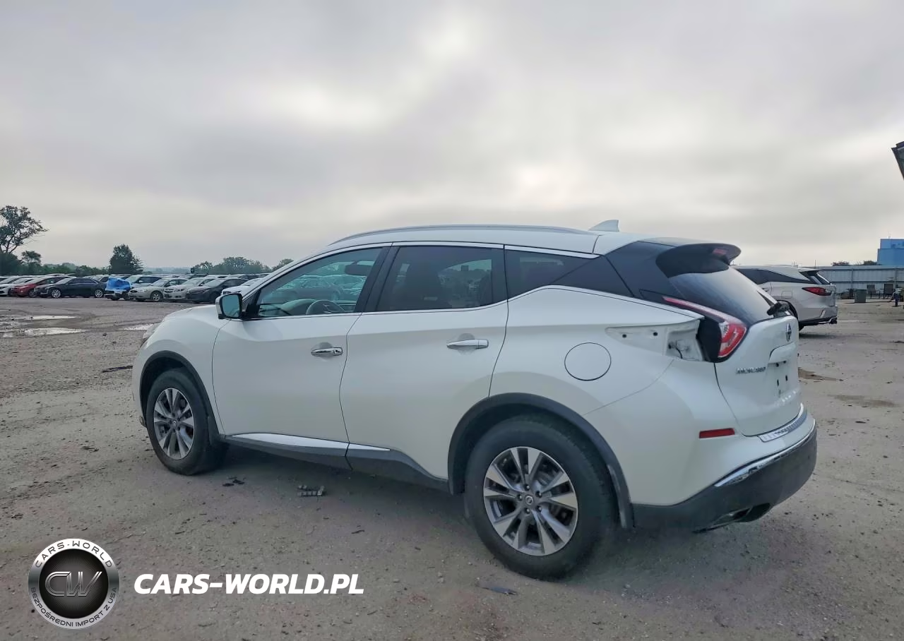 2018 Nissan Murano Sl VIN:5N1AZ2MH4JN122401 - 2