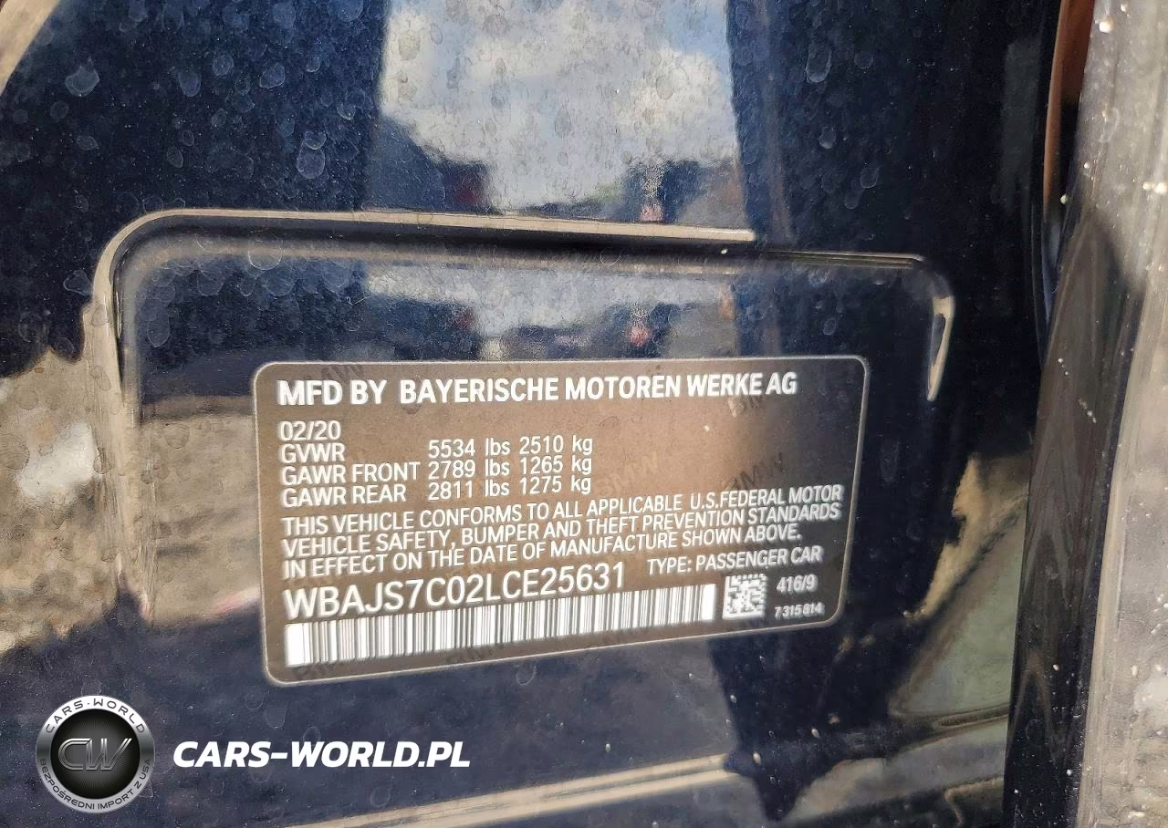 2020 BMW M550Xi VIN:WBAJS7C02LCE25631 - 13