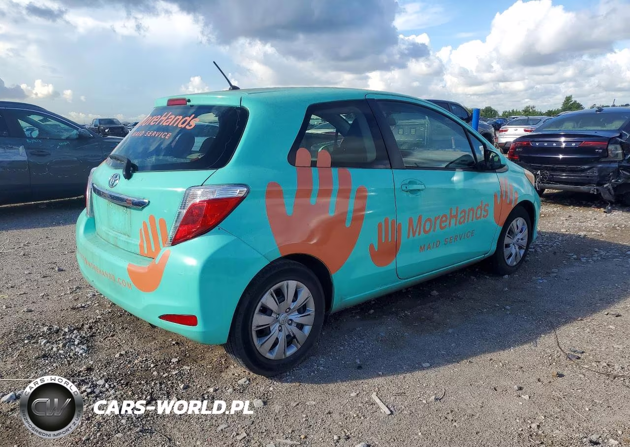 2012 Toyota Yaris 3-Door L VIN:JTDJTUD37CD541132 - 3