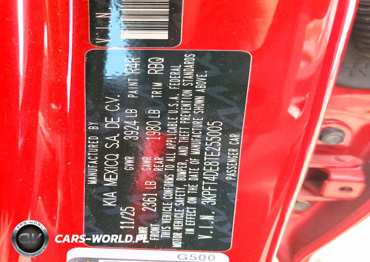 2026 Kia K4 Lxs VIN:3KPFT4DE8TE255005 - 12