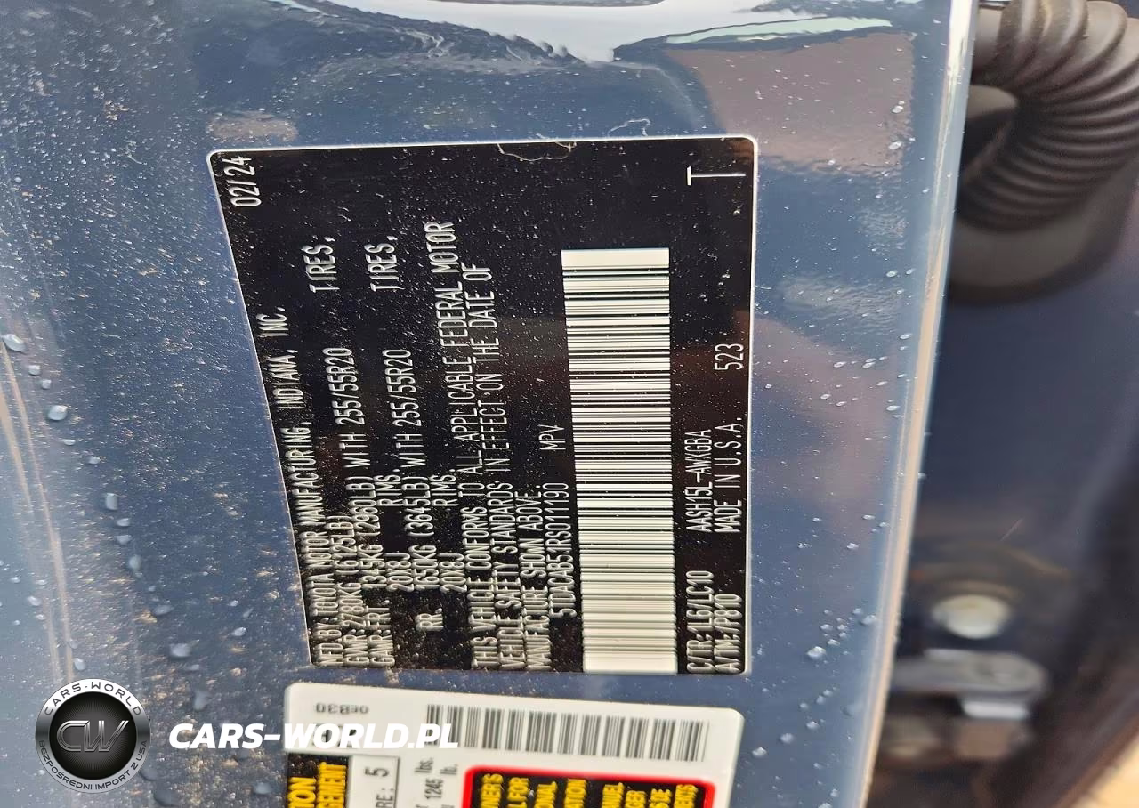 2024 Toyota Grand Highlander Hybrid Limited VIN:5TDACAB51RS011190 - 14
