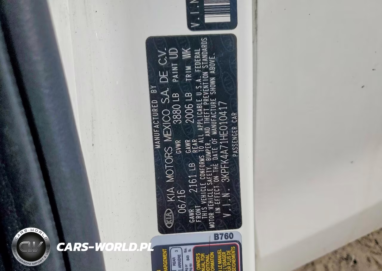 2017 Kia Forte Lx VIN:3KPFK4A71HE010417 - 12