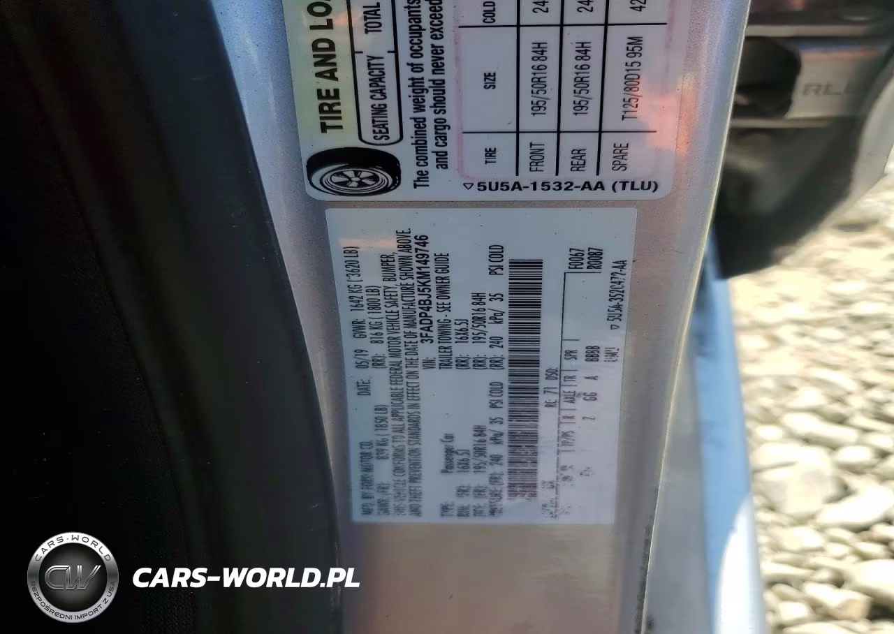 2019 Ford Fiesta Se VIN:3FADP4BJ5KM149746 - 12