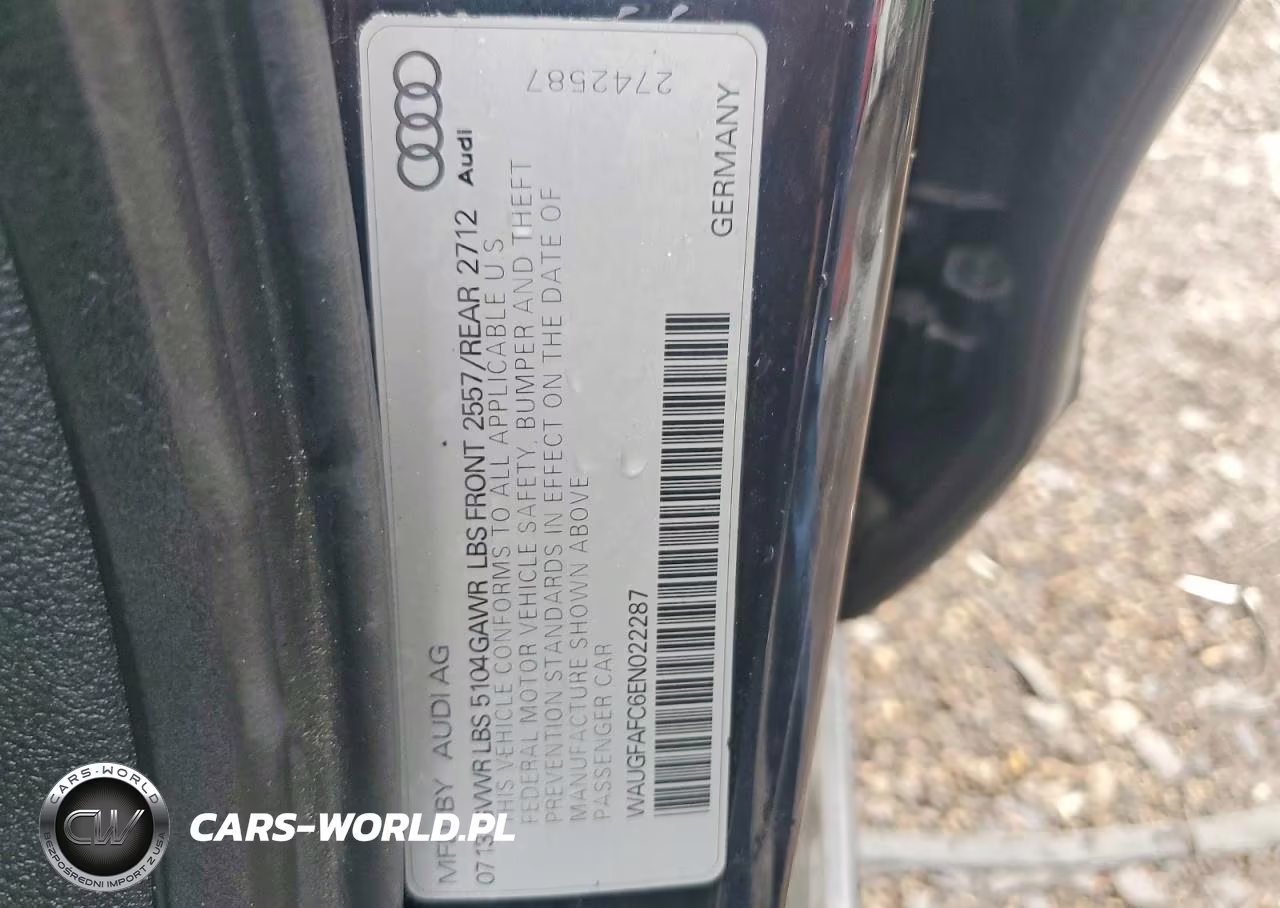 2014 Audi A6 Premium Plus VIN:WAUGFAFC6EN022287 - 12