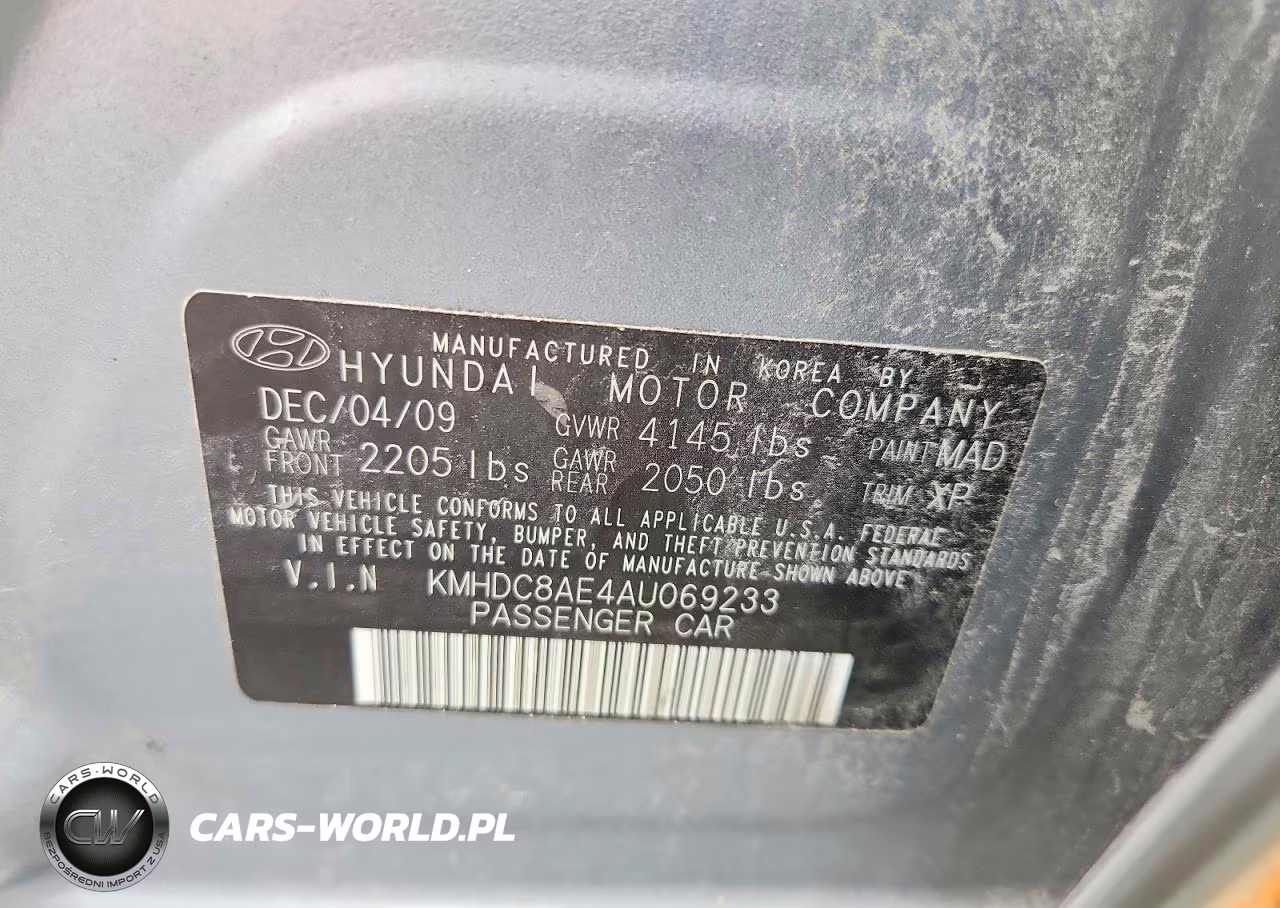 2010 Hyundai Elantra Touring Se VIN:KMHDC8AE4AU069233 - 12