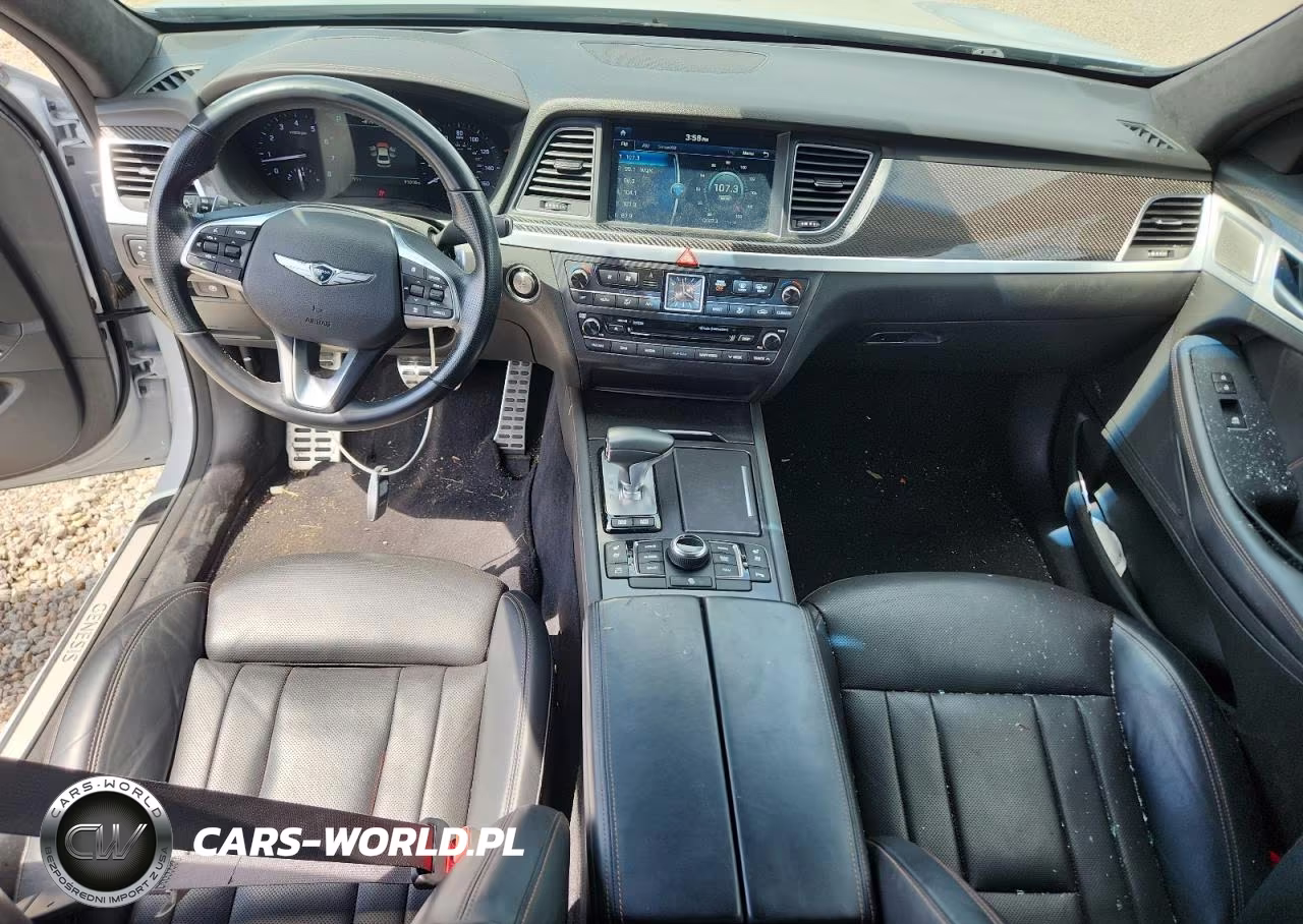 2018 Genesis G80 Sport VIN:KMHGN4JB2JU253205 - 8