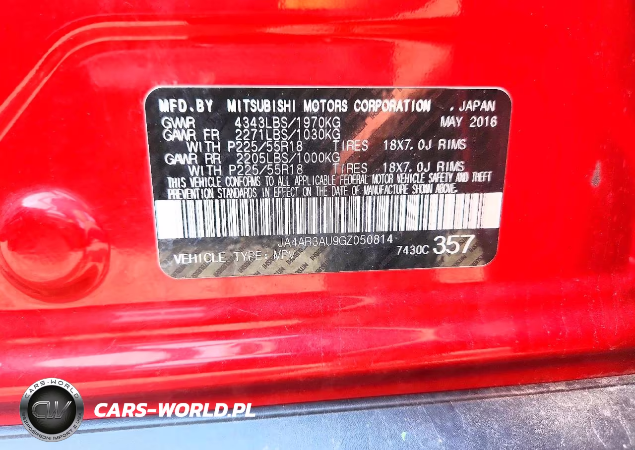 2016 Mitsubishi Outlander Sport Es VIN:JA4AR3AU9GZ050814 - 13