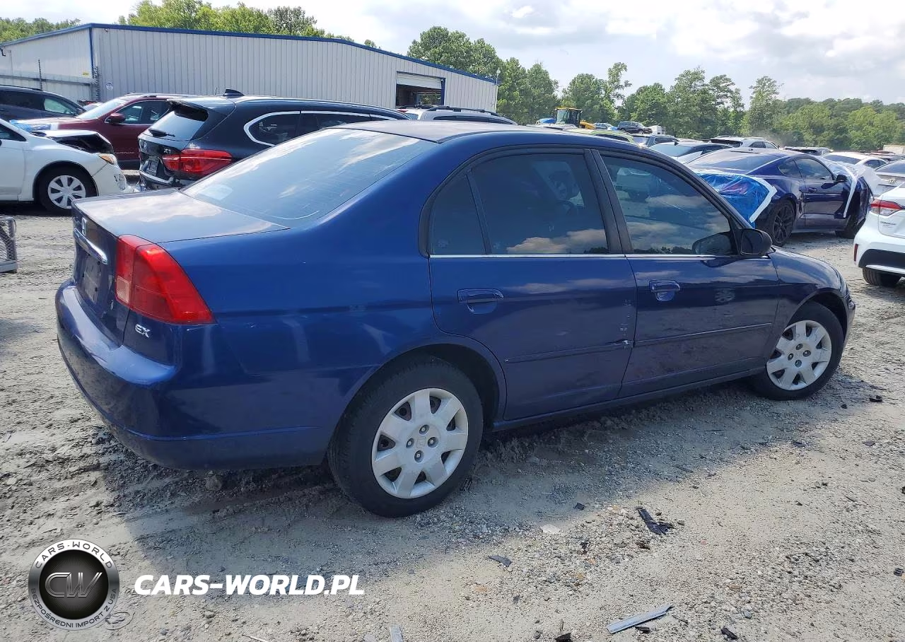 2002 Honda Civic Ex VIN:1HGES268X2L024219 - 3