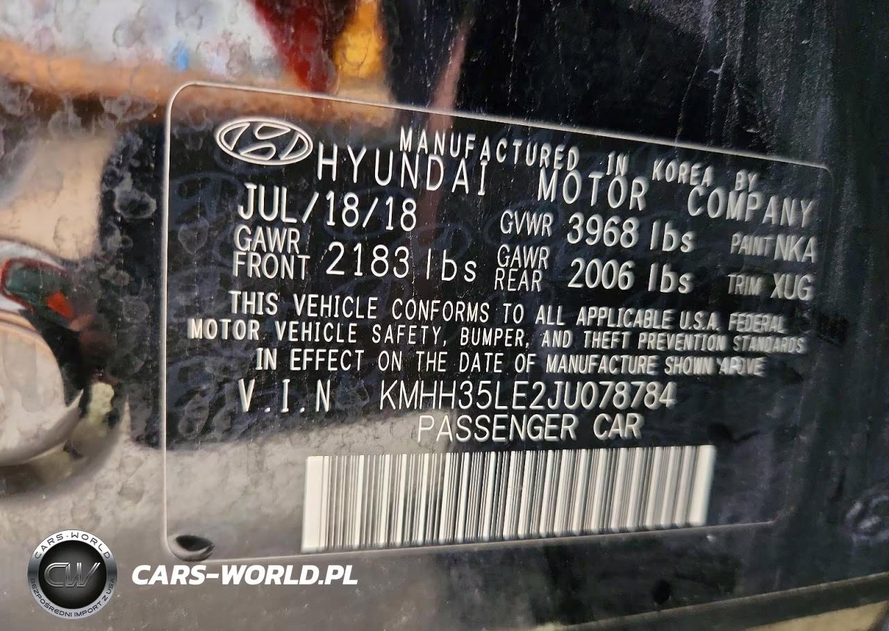 2018 Hyundai Elantra Gt Base VIN:KMHH35LE2JU078784 - 13